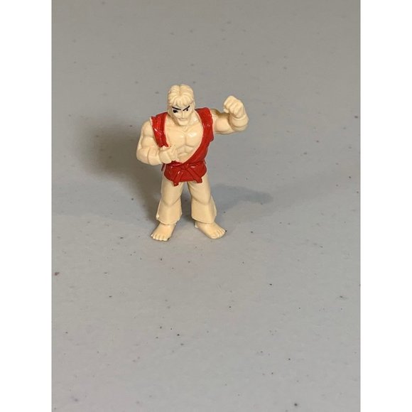 Rare Vintage Street Fighter Ken 1.25” Mini Rubber Figure Gumball - Picture 1 of 2